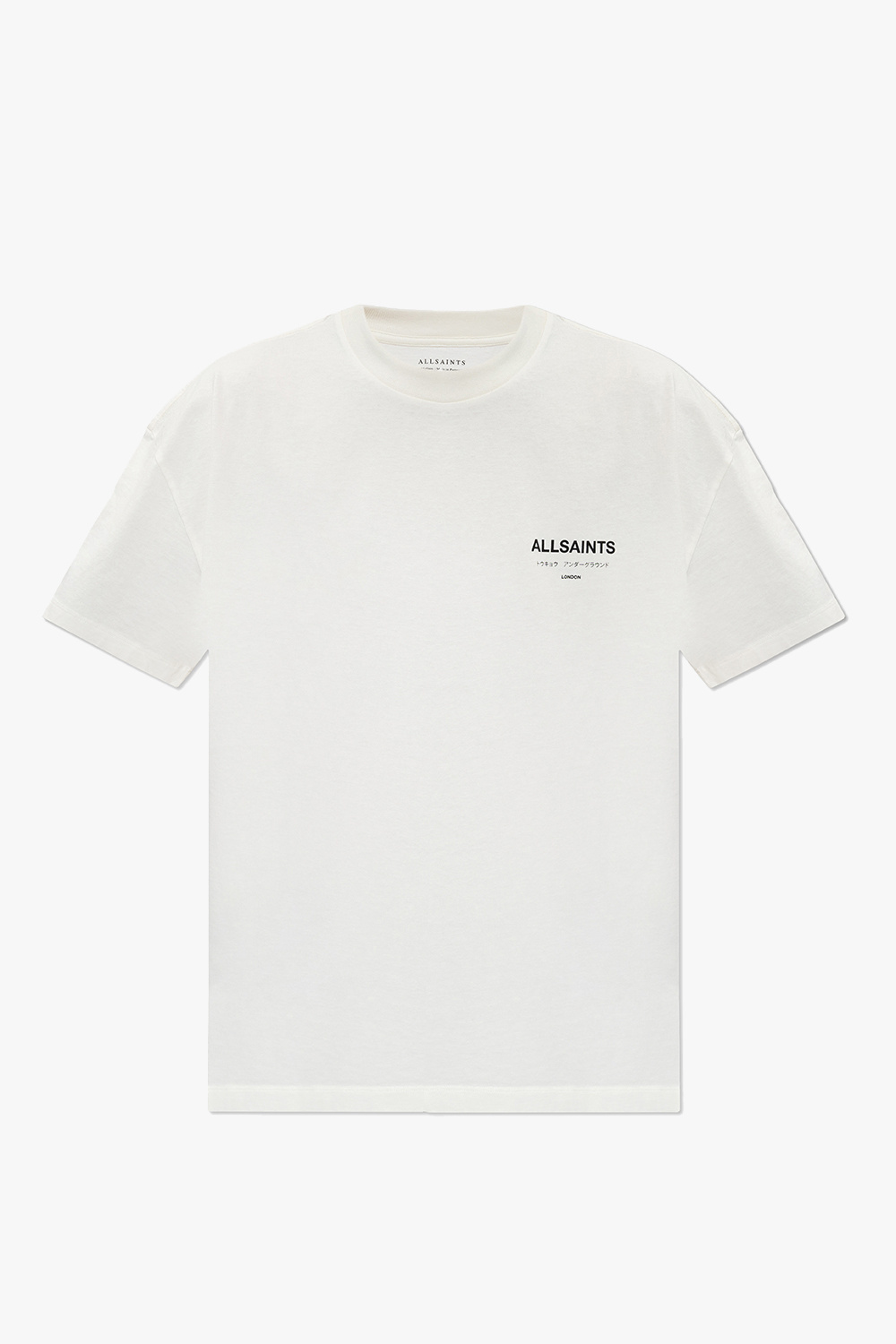 allsaints underground t shirt white
